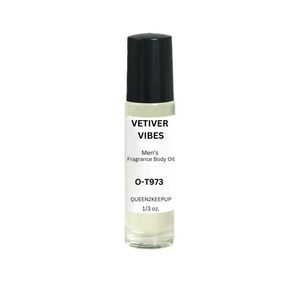 Vetiver Vibes (Men) Body Oil 10 ml Fragrance Pure Uncut 1/3 oz Roll-On Scent